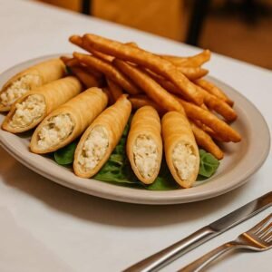 Cheesy Spring Rolls